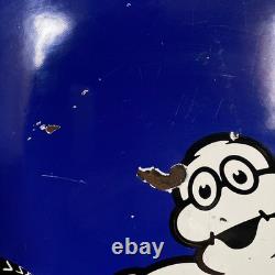 Plaque émaillée double-face Michelin Bibendum 65 x 65 cm Plaque émaillée double-face Michelin Bibendum 65 x 65 cm