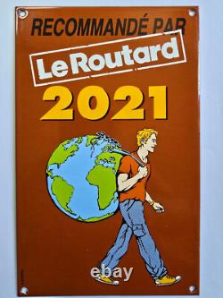 Plaque émaillée du routard 2021