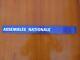Plaque emaillee metro Paris Assemblee nationale