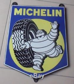 Plaque emaillee michelin 36/47cm