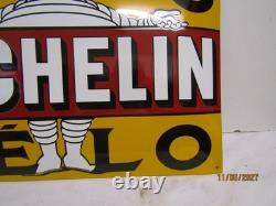 Plaque émaillée michelin réédition 60 par 40 centimetres