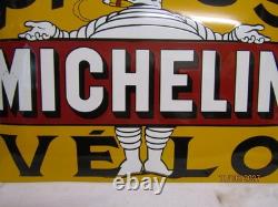 Plaque émaillée michelin réédition 60 par 40 centimetres