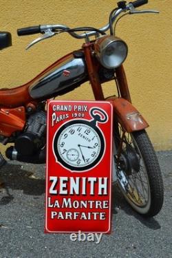 Plaque émaillée montre ZENITH grand prix Parix 1900