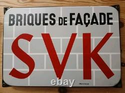 Plaque émaillée publicitaire SVK