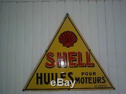 Plaque emaillee shell