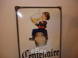 Plaque émaillée Centenaire fischer gold bières du Pécheurs Alsace EAS