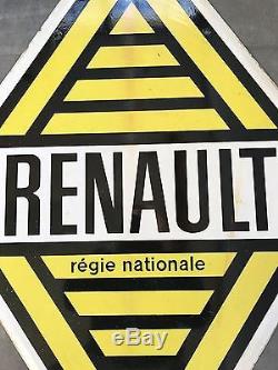 Plaque émaillée Renault Régie Nationale
