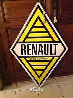 Plaque émaillée ancienne Renault