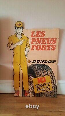 Plaque no émaillée (plaque en polyester) les pneus DUNLOP H 120 cm