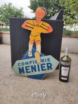 Plaque publicitaire Menier