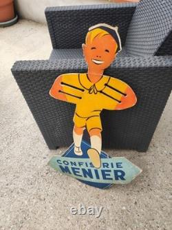 Plaque publicitaire Menier