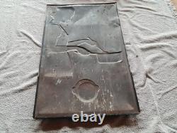 Plaque publicitaire ancienne LE CREUSET