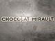 Plaque publicitaire du chocolat Mirault vers 1920 Tours Très rare