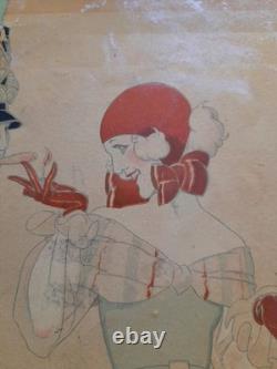 Plaque publicitaire étain Le VOLTIGEUR signée René Vincent ca 1930