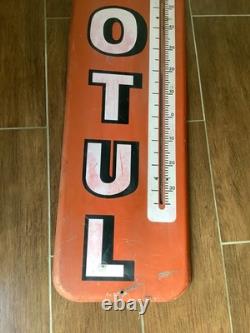 Plaque thermomètre Motul en tôle années 60