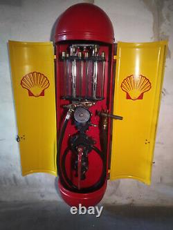 Pompe à essence murale Satam 1935 Shell