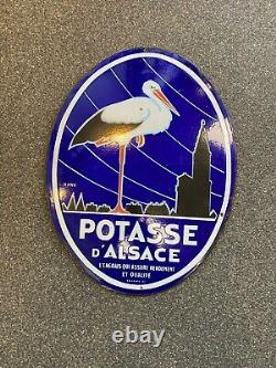 Potasse D'Alsace Plaque Emaillee