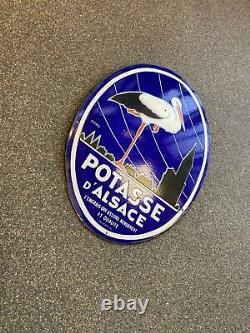 Potasse D'Alsace Plaque Emaillee