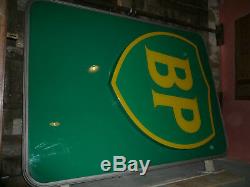 Promo Enorme enseigne lumineuse BP garage H 2 m! Automobilia vintage garage