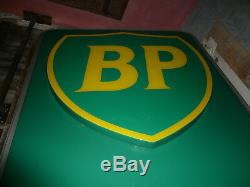 Promo Enorme enseigne lumineuse BP garage H 2 m! Automobilia vintage garage