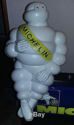 Rara Insegna Targa Luminosa Pubblicitaria Con Omino Michelin