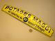 RARE PLAQUE EMAILLEE BOMBEE POTAGES MAGGI EN TABLETTES DE 10 C DONNANT 2 POTAGES