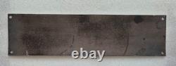 RARE Plaque émaillée Bombée Spécialités pour Hotels, Restaurants. 40x10.5cm