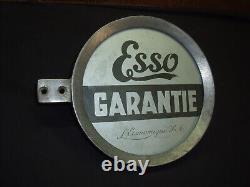 RARISSIME ENSEIGNE ALU POMPE A ESSENCE GILBERT ET BARKER no satam boutillon gex