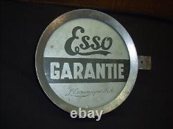RARISSIME ENSEIGNE ALU POMPE A ESSENCE GILBERT ET BARKER no satam boutillon gex