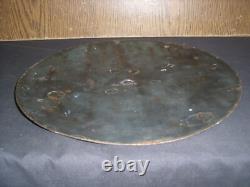 RARISSIME PLAQUE EMAILLEE BOMBEE ANNEES 20 CYCLES MOTOS bidon huile oil pompe