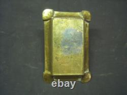 RARISSIME VIDE POCHE ROUGE TOLE LITHO CYCLE MOTO TERROT D EPOQUE no motobecane