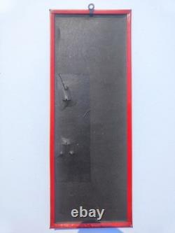 Rare Ancien Thermomètre Publicitaire Bidon D'huile Shell No Plaque Émaillée