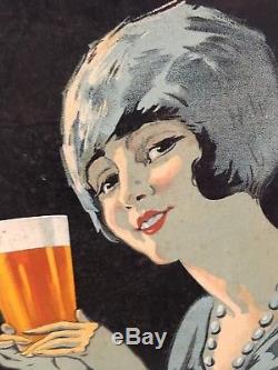 Rare Biere Gaston & Sacher Brasserie De Castres Signe Rene Pean 1930