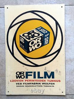 Rare! ORWO Film Bouclier De Finlande ca. 40x60cm Classic-Camera-Store Dresden