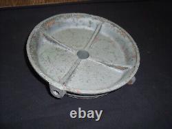 Rare Support En Fonte Globe Opaline Pompe A Essence Satam Themis Boutillon Samoa