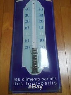 Rare Thermometre Emaille Nestle 1930