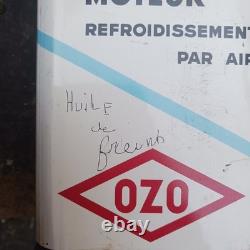Rare ancien bidon d'huile OZO AIROZO huile spéciale moteur collection garage