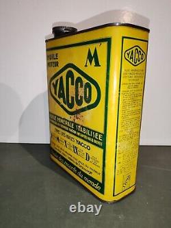 Rare ancien bidon d'huile Yacco Rosalinen1930's 1940's Très Bel État A Saisir