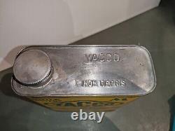 Rare ancien bidon d'huile Yacco Rosalinen1930's 1940's Très Bel État A Saisir