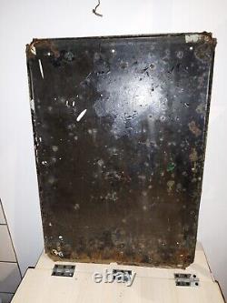 Rare ancienne plaque émaillée Pelforth 43 bière Extra scotch Strasbourg Émail