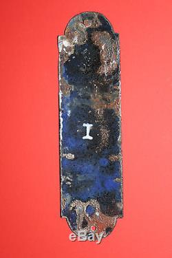 Rare ancienne plaque émaillée de propreté bouillon kub tricolore émail Ed Jean