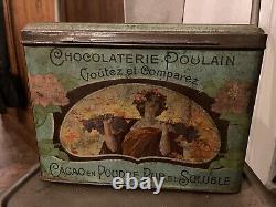 Rare boîte chocolat poulain 4 saisons