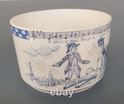 Rare dejeuner tasse lustucru cartier millon faience moret georges dreyfus GD