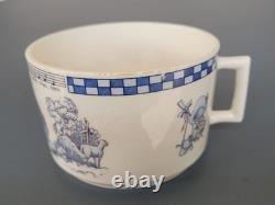 Rare dejeuner tasse lustucru cartier millon faience moret georges dreyfus GD