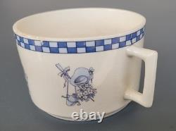 Rare dejeuner tasse lustucru cartier millon faience moret georges dreyfus GD