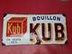 Rare plaque emaillee bouillon kub. Se Méfiez Des Contrefaçons
