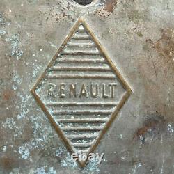 Rarissime plaque Renault Monasix plaque étain années 1920 1930