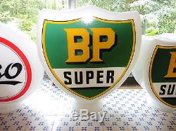 Reedition opaline BP Super grand modele pour pompe a essence ancienne