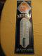 SPLENDIDE & RARE PLAQUE BOMBEE EMAILLEE THERMOMETRE BEBE NESTLE 33,3 cm x115