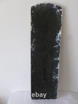 Superbe plaque émaillée bombée 99cm x 29,5 poids 3,8 kgs PUB BOUILLON KUB SYMPA